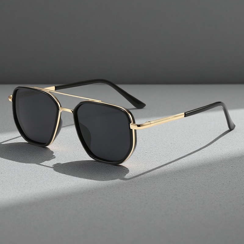 Sunglasses Aviator Polarized - แว่นกันแดดโพลาไรซ์ทรงเหลี่ยมคลาสสิกสำหรับผู้ชายและผู้หญิง รุ่นนักบินใหม่ แฟชั่นสำหรับกิจกรรมกลางแจ้ง ป้องกันแสงสะท้อน ป้องกันรังสียูวี 400