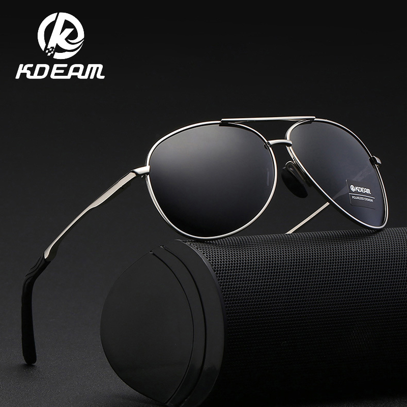 Kdeam แว่นตากันแดดนักบินสีดำสำ - Sunglasses Aviator Polarized บทวิจารณ์และราคา
