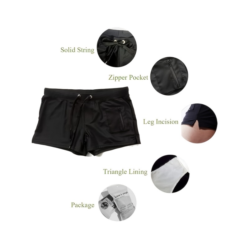 กางเกงว่ายน้ําแบบแห้งเร็วสําหร - Swim Trunk Quick Dry บทวิจารณ์และราคา