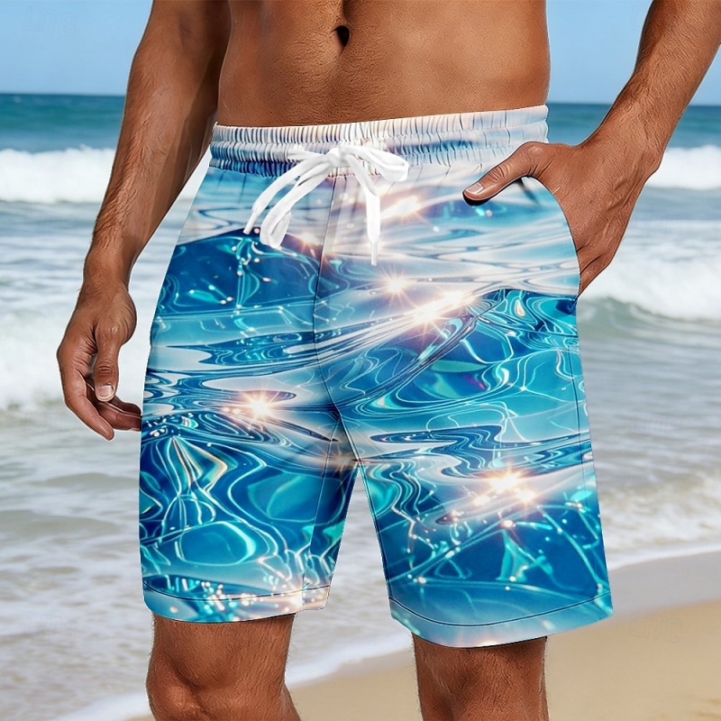 กางเกงว่ายน้ำลายคลื่นทะเลสีสัน - Trunks Board Surf บทวิจารณ์และราคา