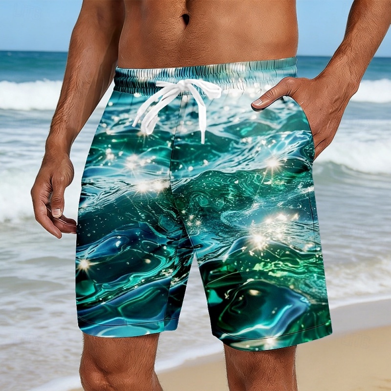 กางเกงว่ายน้ำลายคลื่นทะเลสีสัน - Trunks Board Surf บทวิจารณ์และราคา