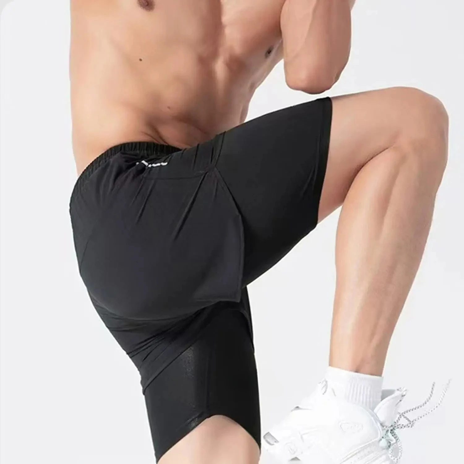 กางเกงว่ายน้ำชายแบบ 2-in-1 แห้ - Swim Trunk Quick Dry บทวิจารณ์และราคา
