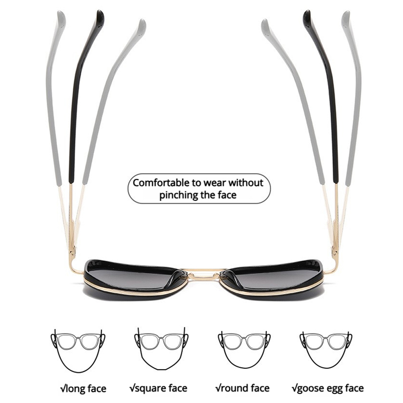แว่นกันแดดโพลาไรซ์ทรงเหลี่ยมคล - Sunglasses Aviator Polarized บทวิจารณ์และราคา