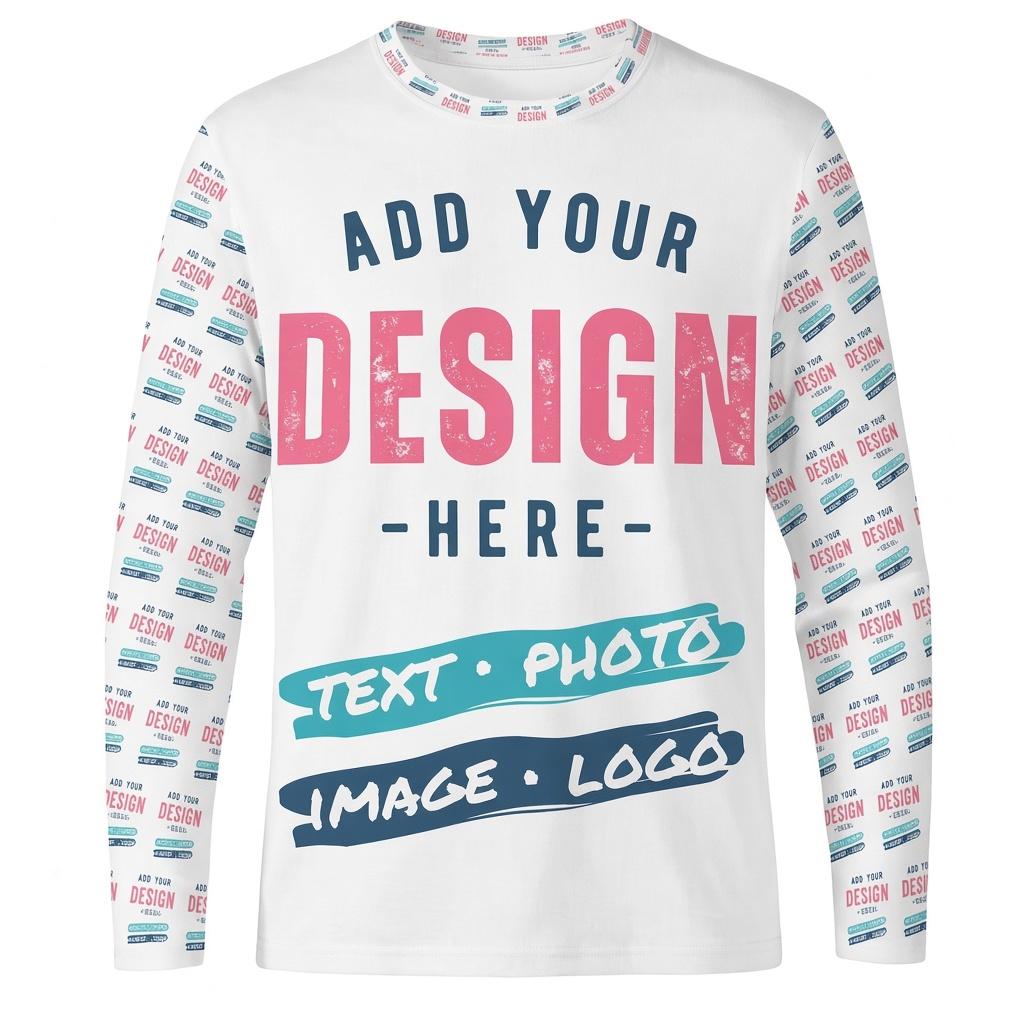 เสื้อยืดแขนยาวสั่งทำพิเศษ พิมพ - Tee Graphic Print บทวิจารณ์และราคา