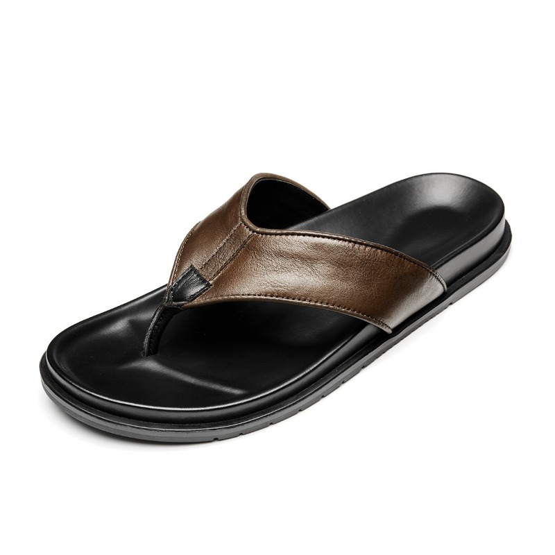 2026 ฤดูร้อนใหม่บุรุษรองเท้าแต - Flip Flop Leather Men บทวิจารณ์และราคา